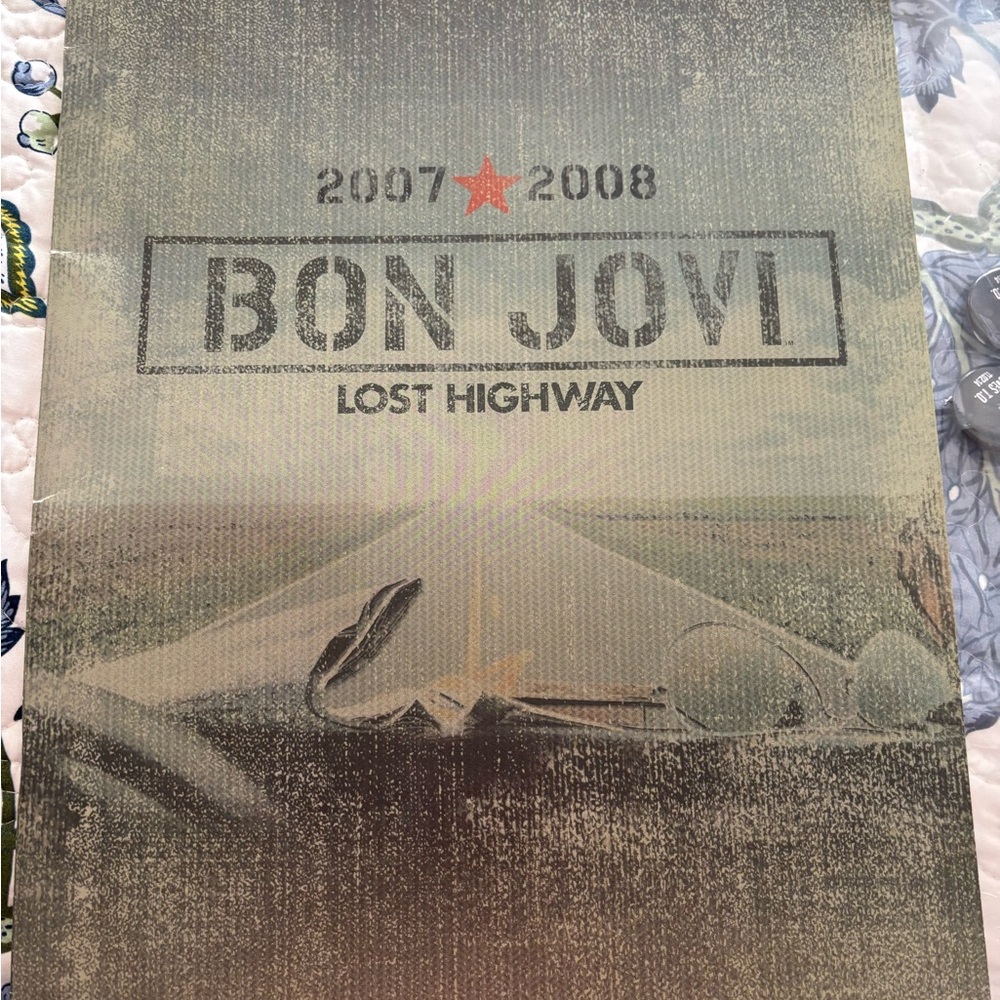 Bon Jovi Lost Highway Tour official Program 2007/2008